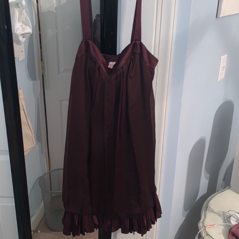 Rebecca Taylor Silk Purple Dress